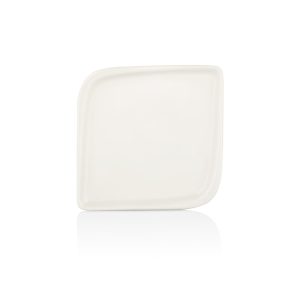 WHITE AREL 25 cm četvrtasti tanjir